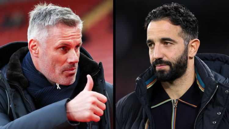 SOUTHAMPTON, ENGLAND - NOVEMBER 24: Ex Liverpool skipper now football pundit Jamie Carragher before the Premier League match between Southampton FC...