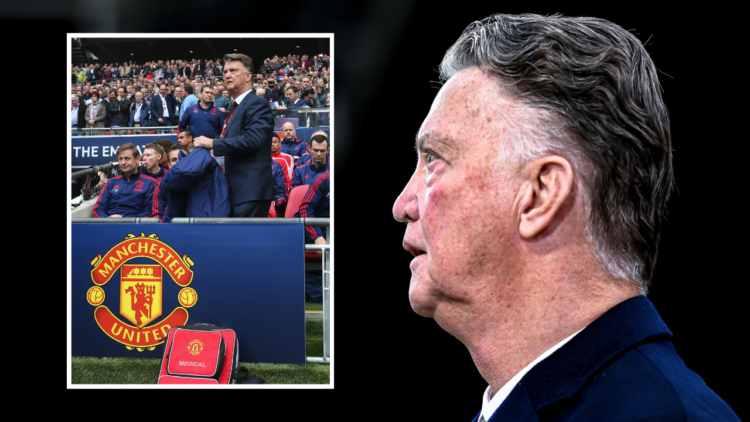 AFC Ajax Amsterdam legend trainer Louis van Gaal participates in the match between Ajax Legends and Real Madrid Legends at the Johan Cruijff ArenA ...