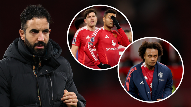 MANCHESTER, ENGLAND - DECEMBER 30: Ruben Amorim, Manager of Manchester United after the Premier League match between Manchester United FC and Newca...