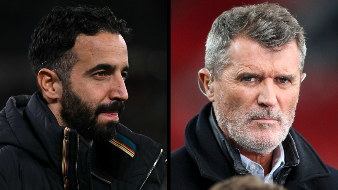 LONDON, ENGLAND - OCTOBER 10: Ex Manchester United and Republic of Ireland captain Roy Keane now a football pundit with ITV before the UEFA Nations...