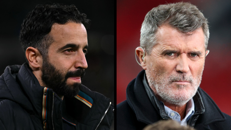 LONDON, ENGLAND - OCTOBER 10: Ex Manchester United and Republic of Ireland captain Roy Keane now a football pundit with ITV before the UEFA Nations...