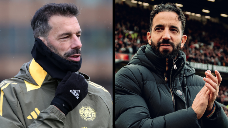 LEICESTER, ENGLAND - DECEMBER 02 : Leicester City Manager Ruud van Nistelrooy during the Leicester City Training Session at Seagrave Training Compl...