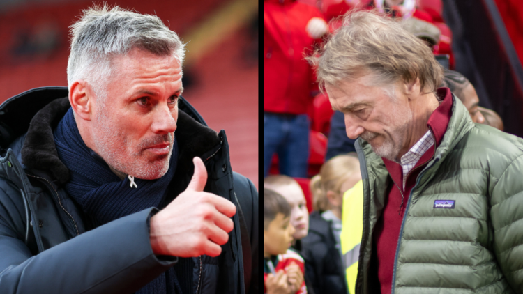 SOUTHAMPTON, ENGLAND - NOVEMBER 24: Ex Liverpool skipper now football pundit Jamie Carragher before the Premier League match between Southampton FC...