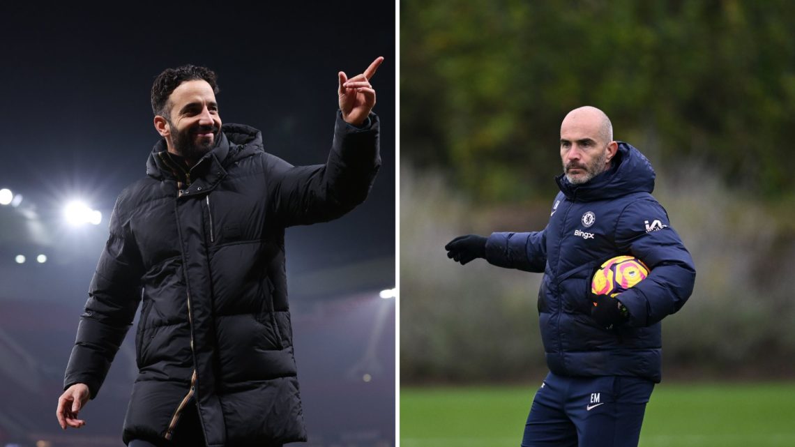 Ruben Amorim and Enzo Maresca split image