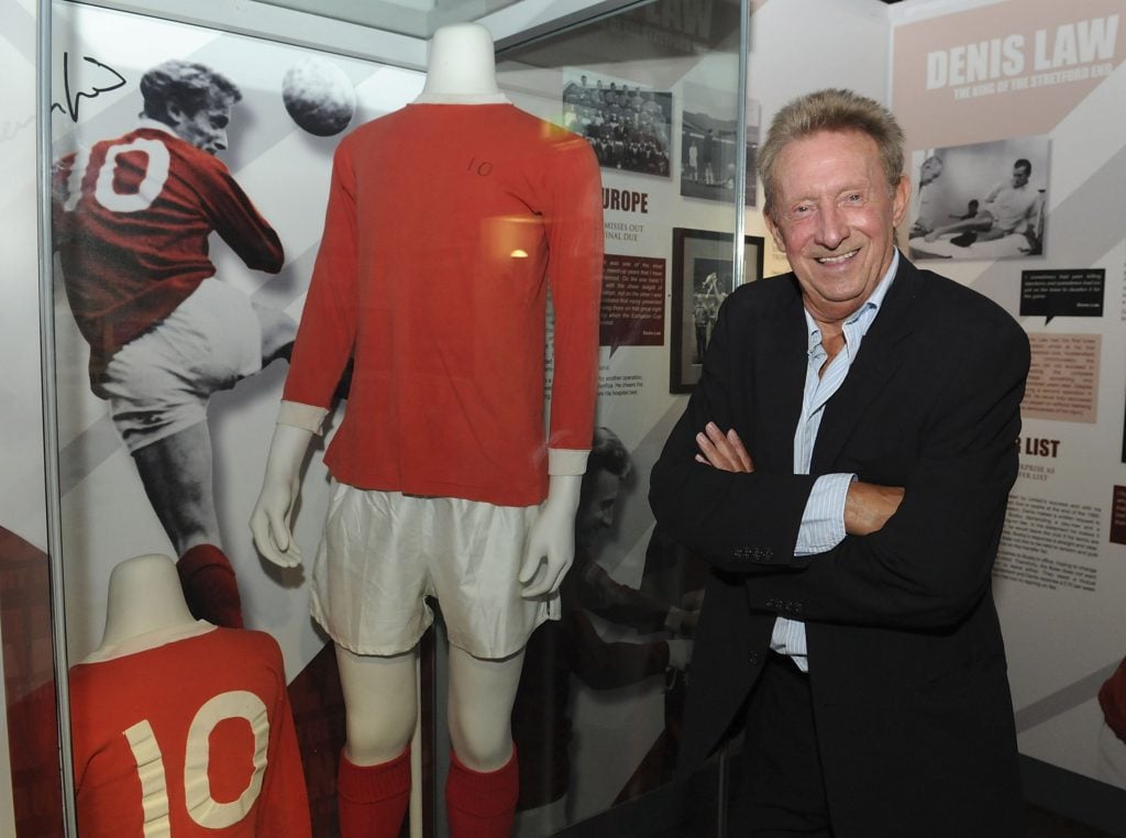 Denis Law Opens New Exhibition At The Manchester United Club Museum