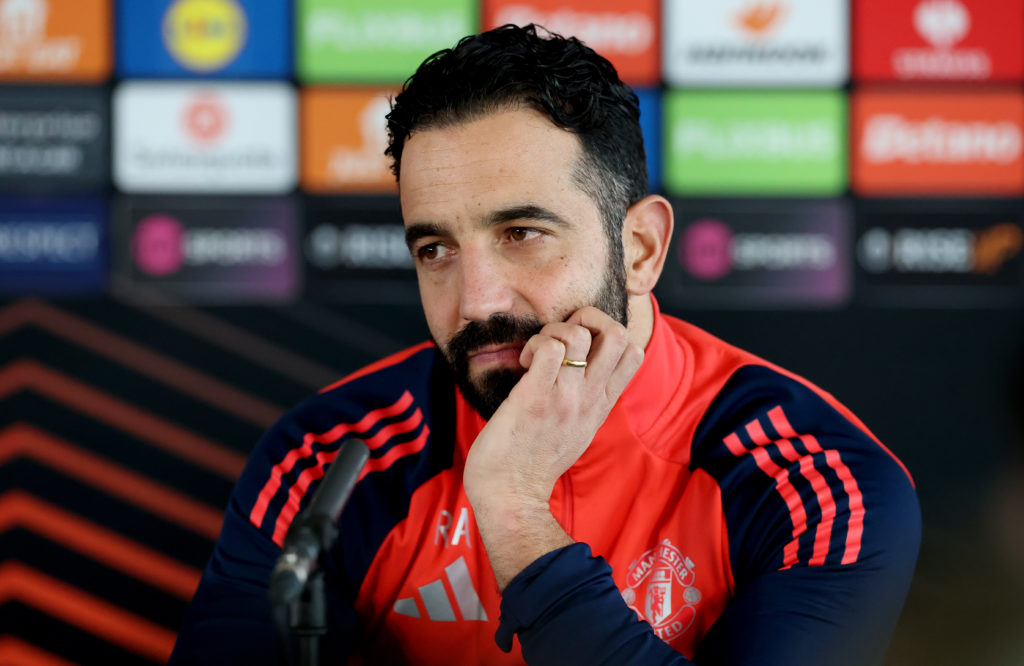 Manchester United Training Session And Press Conference - UEFA Europa League 2024/25 League Phase MD7