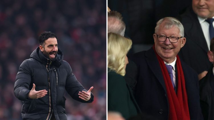 Ruben Amorim and Sir Alex Ferguson