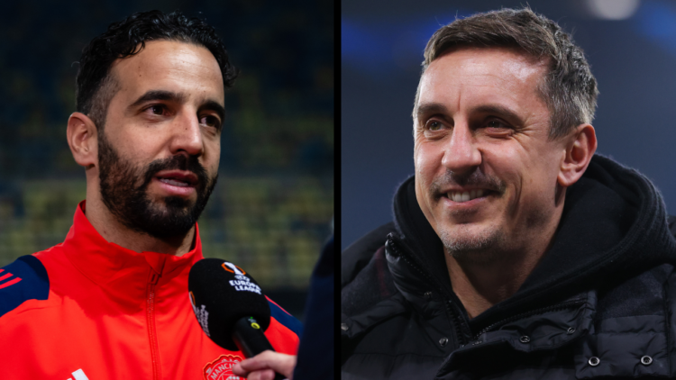 MANCHESTER, ENGLAND - JANUARY 19: Pundit Gary Neville during the Barclays Women's Super League match between Manchester City and Manchester United ...