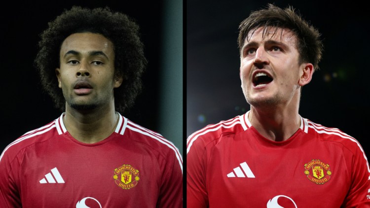 LONDON, ENGLAND - JANUARY 26: Harry Maguire of Manchester United reacts during the Premier League match between Fulham FC and Manchester United FC ...