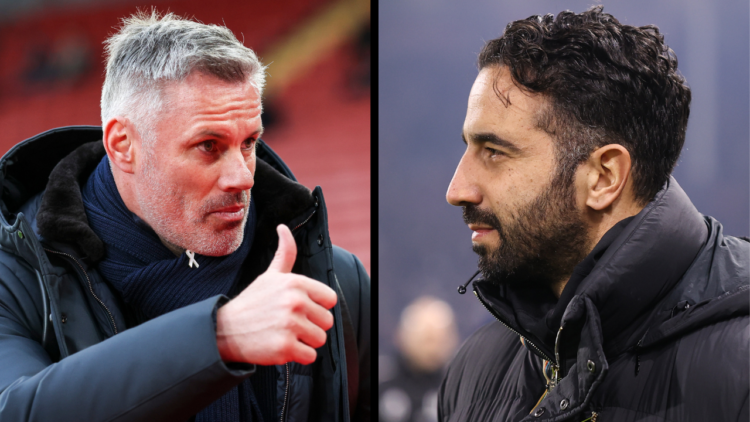 SOUTHAMPTON, ENGLAND - NOVEMBER 24: Ex Liverpool skipper now football pundit Jamie Carragher before the Premier League match between Southampton FC...