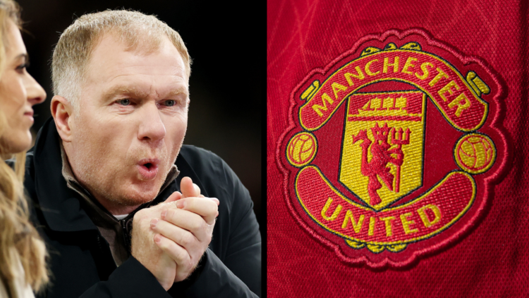 MANCHESTER, ENGLAND - NOVEMBER 07: Paul Scholes, English former football player and current television pundit, reacts prior to the UEFA Europa Leag...