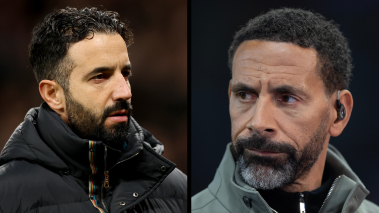 BIRMINGHAM, ENGLAND - OCTOBER 22: TNT Sports pundit Rio Ferdinand before the UEFA Champions League 2024/25 League Phase MD3 match between Aston Vil...