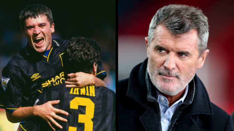 LONDON, ENGLAND - OCTOBER 10: Ex Manchester United and Republic of Ireland captain Roy Keane now a football pundit with ITV before the UEFA Nations...