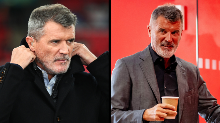 MANCHESTER, ENGLAND - SEPTEMBER 01: Roy Keane looks on prior to the Premier League match between Manchester United FC and Liverpool FC at Old Traff...