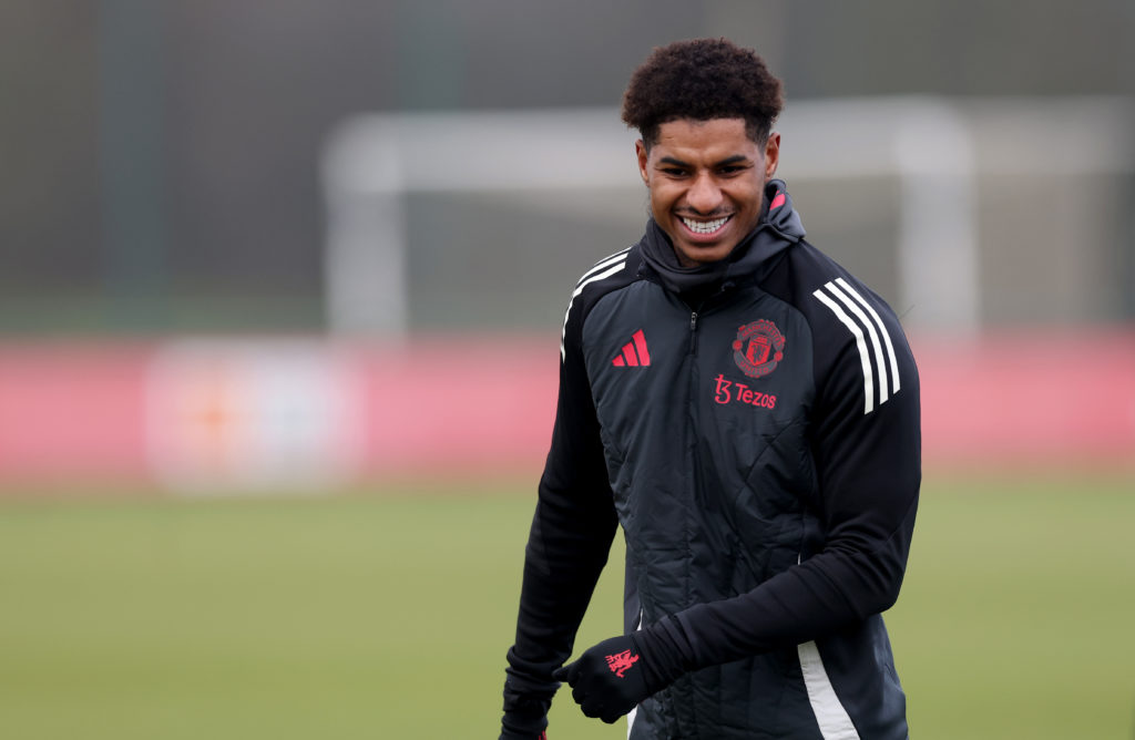 Manchester United Training Session And Press Conference - UEFA Europa League 2024/25 League Phase MD7