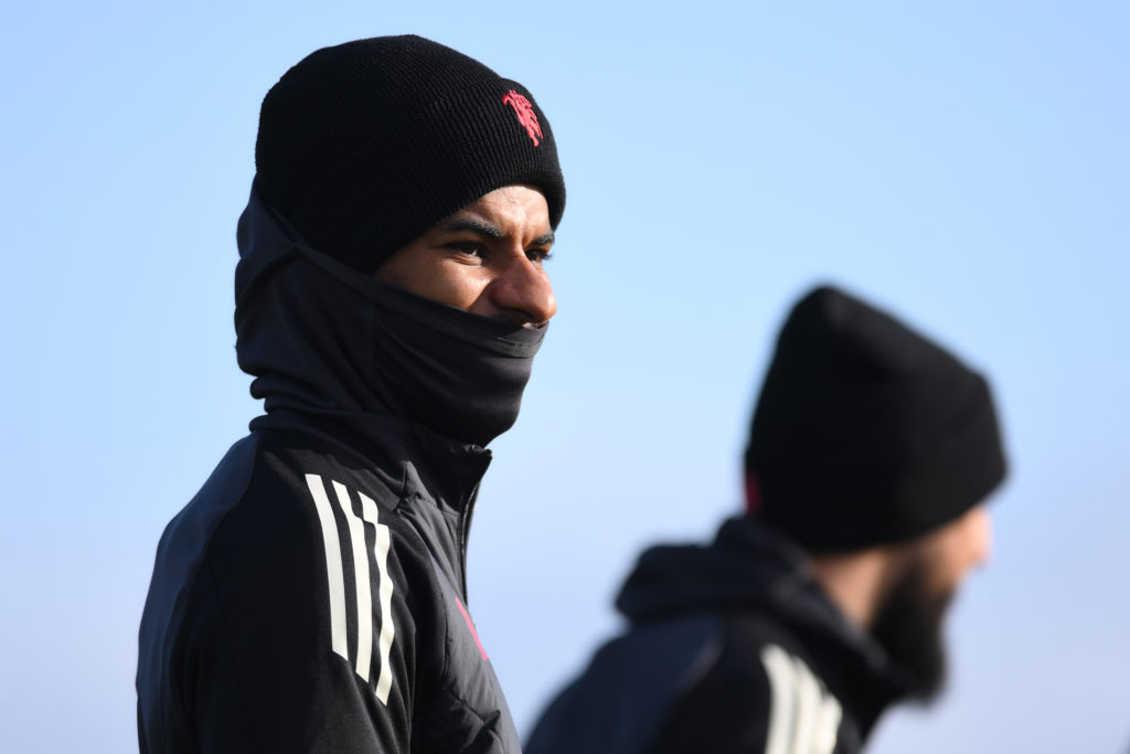 Manchester United Training Session And Press Conference - UEFA Europa League 2024/25 League Phase MD8