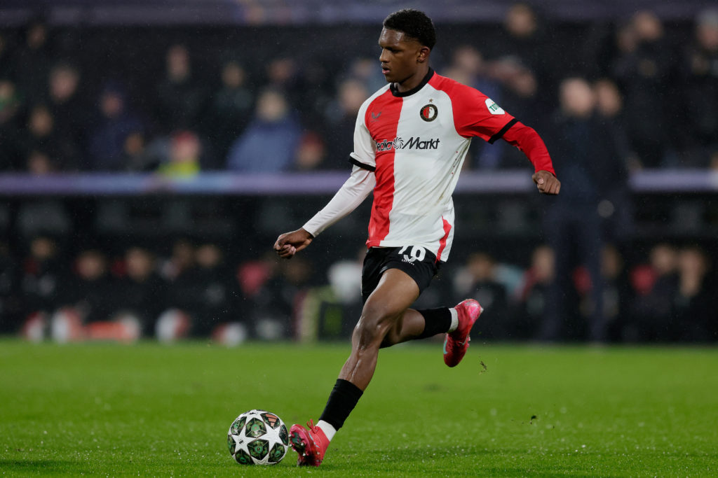 Feyenoord's Givairo Read against AC Milan