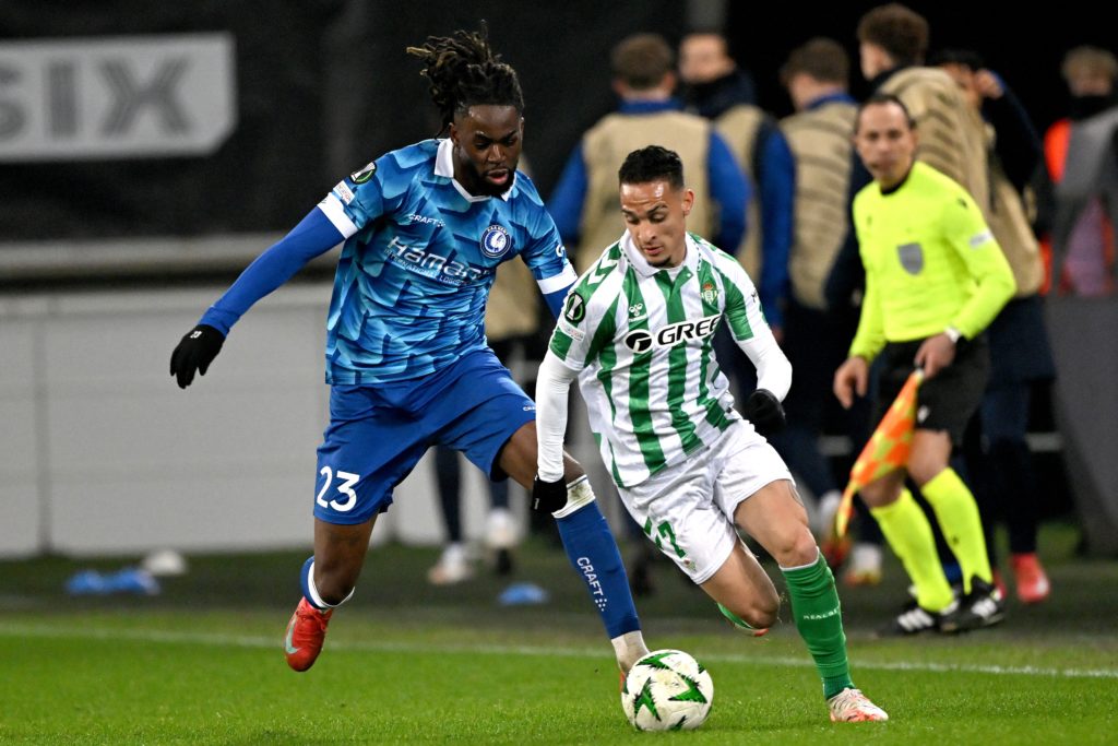 UEFA Europa Conference League 2024/25 League Knockout Play-off First LegKAA Gent v Real Betis Balompie
