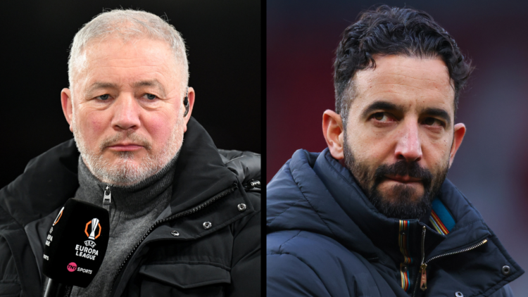 MANCHESTER, ENGLAND - FEBRUARY 2: Ruben Amorim the head coach / manager of Manchester United during the Premier League match between Manchester Uni...