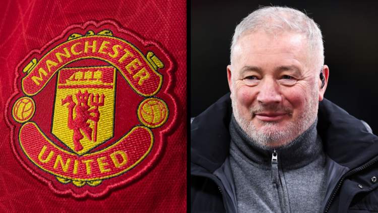 MANCHESTER, ENGLAND - JANUARY 23: Ally McCoist working as a television pundit for TNT Sport during the UEFA Europa League 2024/25 League Phase MD7 ...