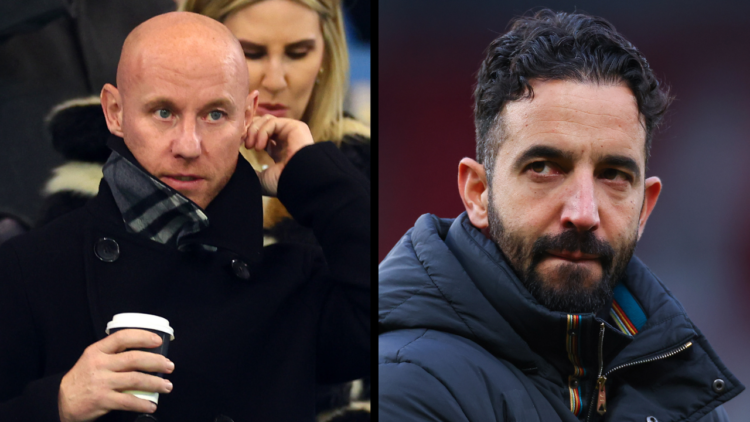 MANCHESTER, ENGLAND - JANUARY 11: Salford City part-owner Nicky Butt looks on during the Emirates FA Cup Third Round match between Manchester City ...