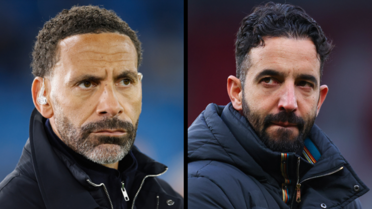 MANCHESTER, ENGLAND - JANUARY 29: Rio Ferdinand Football TV Pundit portrait before the UEFA Champions League 2024/25 League Phase MD8 match between...