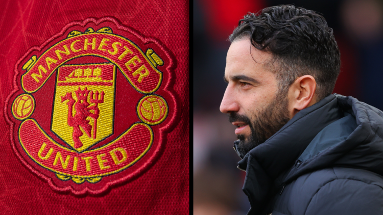 MANCHESTER, ENGLAND - FEBRUARY 02: Ruben Amorim, head coach of Manchester United, during the Premier League match between Manchester United FC and ...
