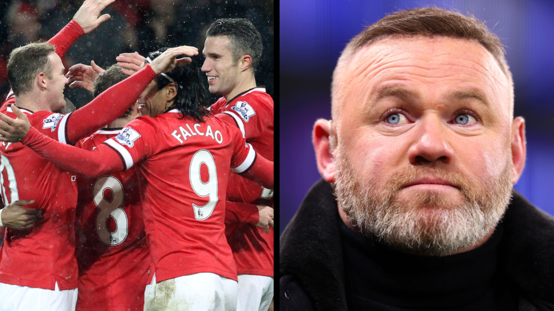 MANCHESTER, ENGLAND - FEBRUARY 11: Wayne Rooney looks on during the UEFA Champions League 2024/25 League Knockout Play-off first leg match between ...