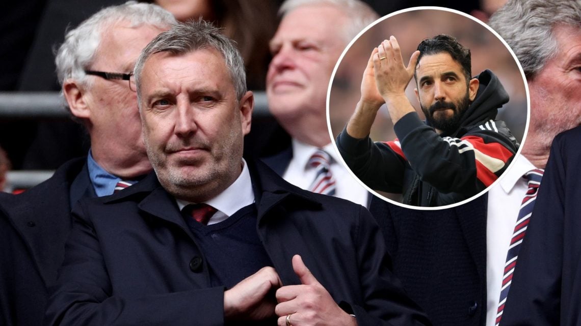 Jason Wilcox, Technical Director of Manchester United, looks on prior to the Emirates FA Cup Semi Final match between Coventry City and Manchester ...