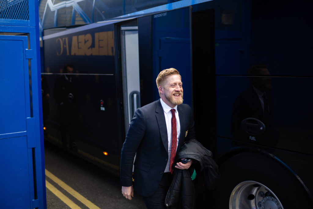 Nick Cox ahead of the U18 Premier League Final between Manchester United and Chelsea.
