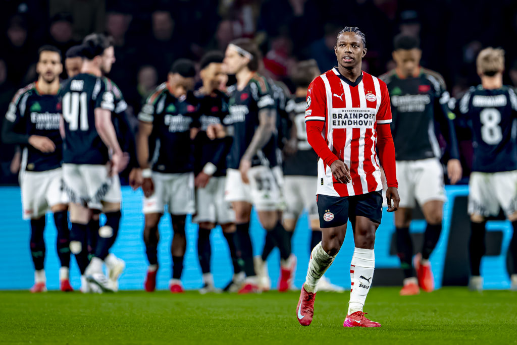 PSV Eindhoven v Arsenal FC - UEFA Champions League 2024/25 Round of 16 First Leg