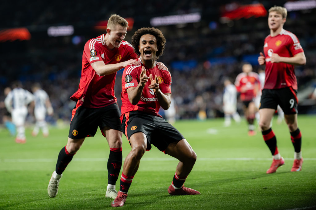 Real Sociedad de Futbol v Manchester United - UEFA Europa League 2024/25 Round of 16 First Leg