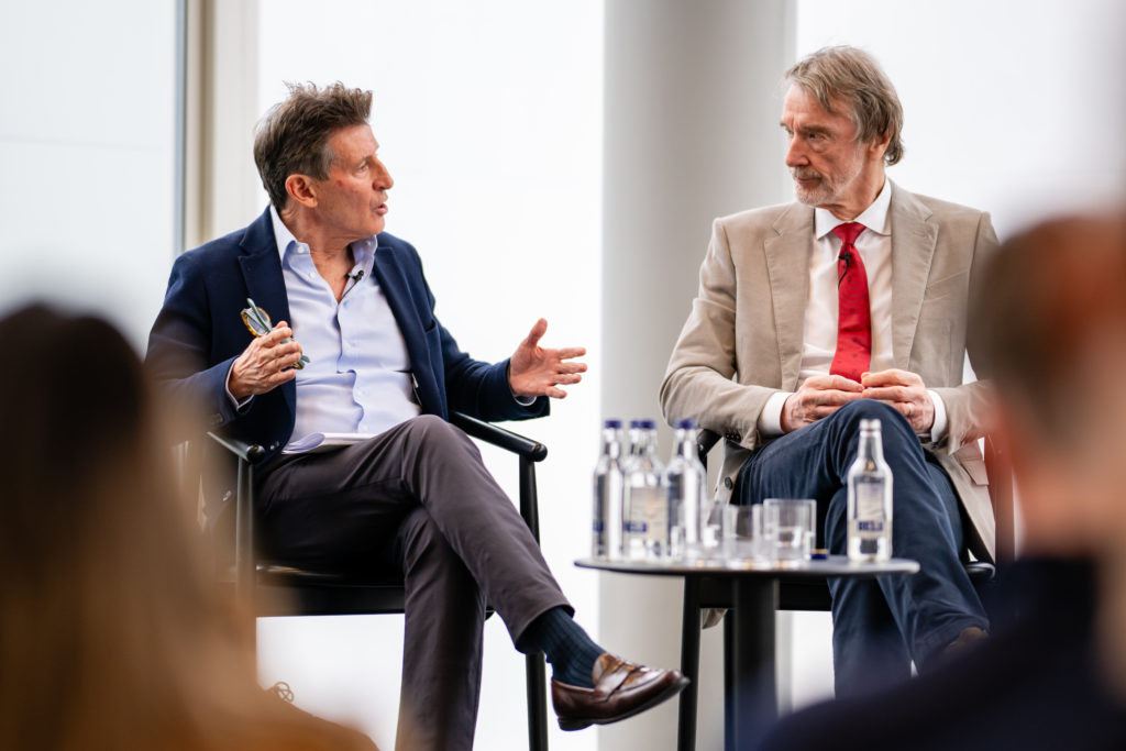 Lord Coe and Sir Jim Ratcliffe