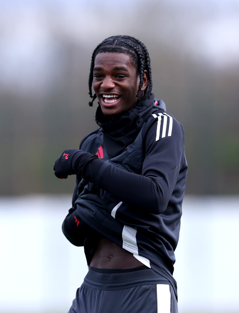 Manchester United Training Session And Press Conference - UEFA Europa League 2024/25 Round of 16 Second Leg
