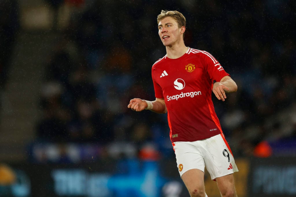Rasmus Hojlund admits to leaning on Peter Schmeichel for support, reflects on Ruben Amorim's 'exciting' project