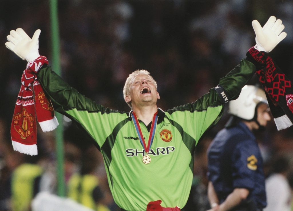 Schmeichel, Peter / Jubel