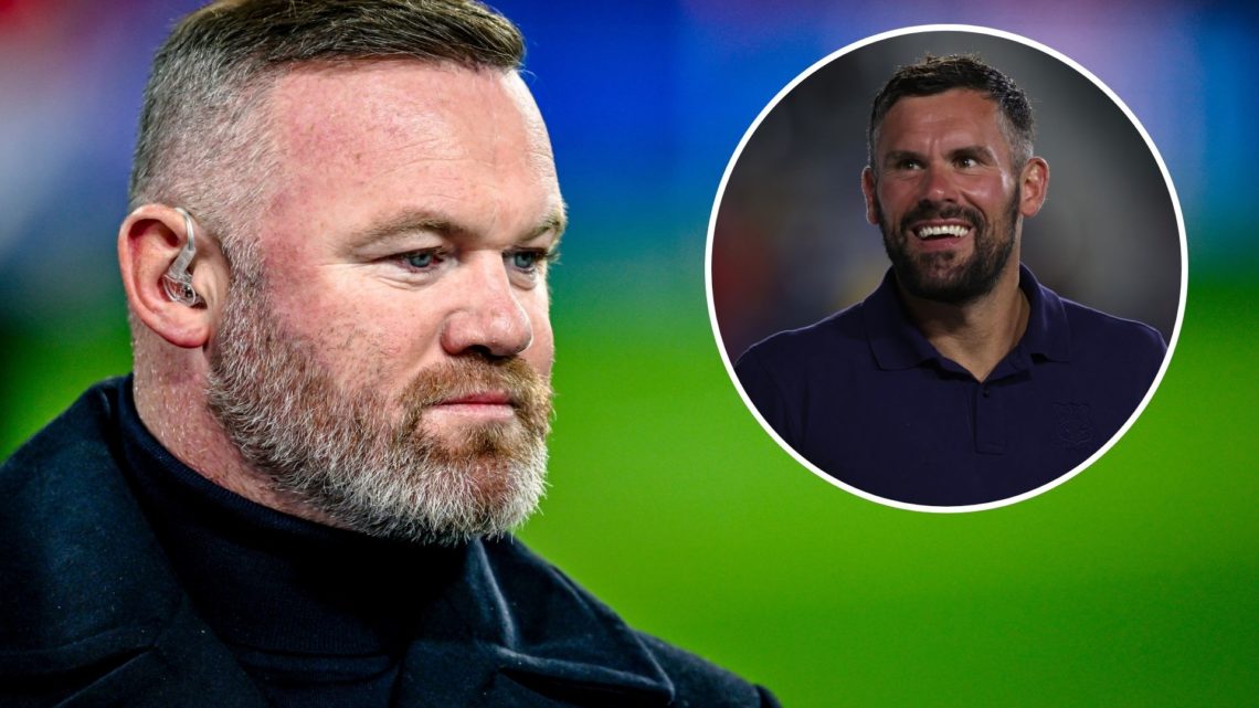 Wayne Rooney looks on during PSV Eindhoven v Arsenal on March 4, 2025. Inset, former Manchester United goalkeeper Ben Foster.