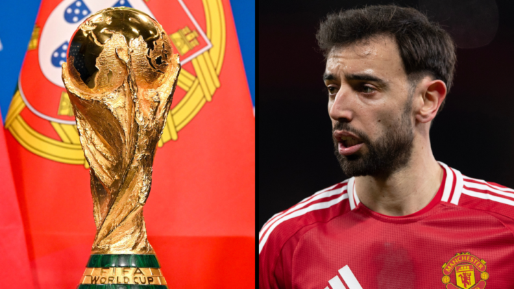 Bruno Fernandes of Manchester United during the UEFA Europa League 2024/25 Round of 16 Second Leg match between Manchester United and Real Sociedad...