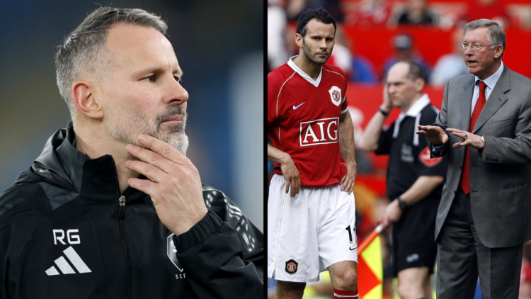Salford City Director of Football, Ryan Giggs, during the Emirates FA Cup Third Round match between Manchester City and Salford City at Etihad Stad...