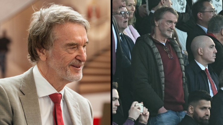 LONDON, ENGLAND - MARCH 11: Co-owner Sir Jim Ratcliffe of Manchester United speaks at a launch event to announce Manchester United's plans to build...