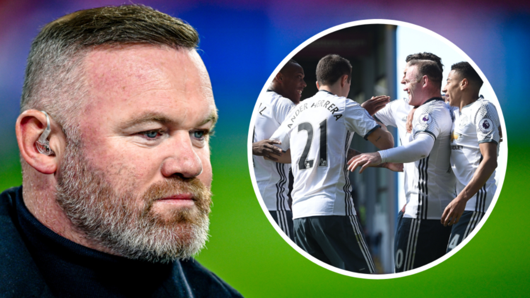 Wayne Rooney participates in the match between PSV and Arsenal at the Philips Stadium for the UEFA Champions League Round of 16, 1st leg, season 20...