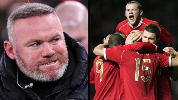 Wayne Rooney during the UEFA Champions League 2024/25 UEFA Champions League 2024/25 Round of 16 Second Leg match between Liverpool FC and Paris Sai...