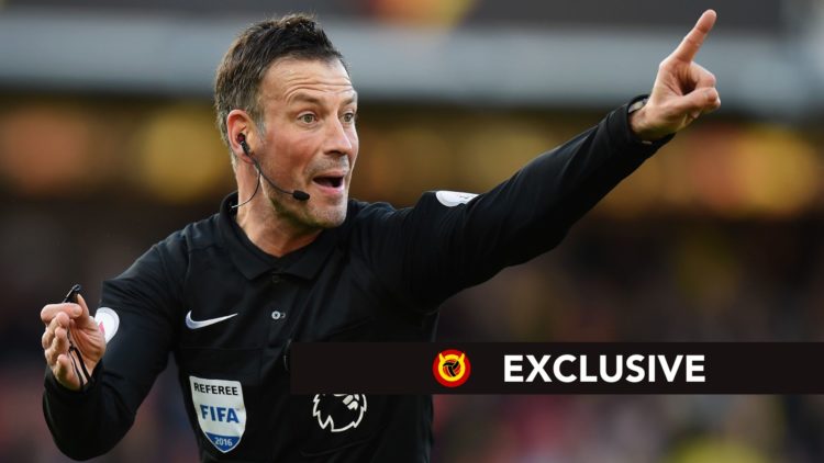 Image of Mark Clattenburg with exclusive United In Focus banner