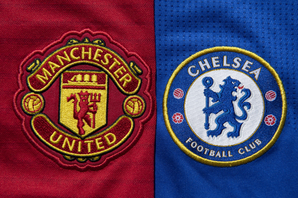 Chelsea and Manchester United Club Crests