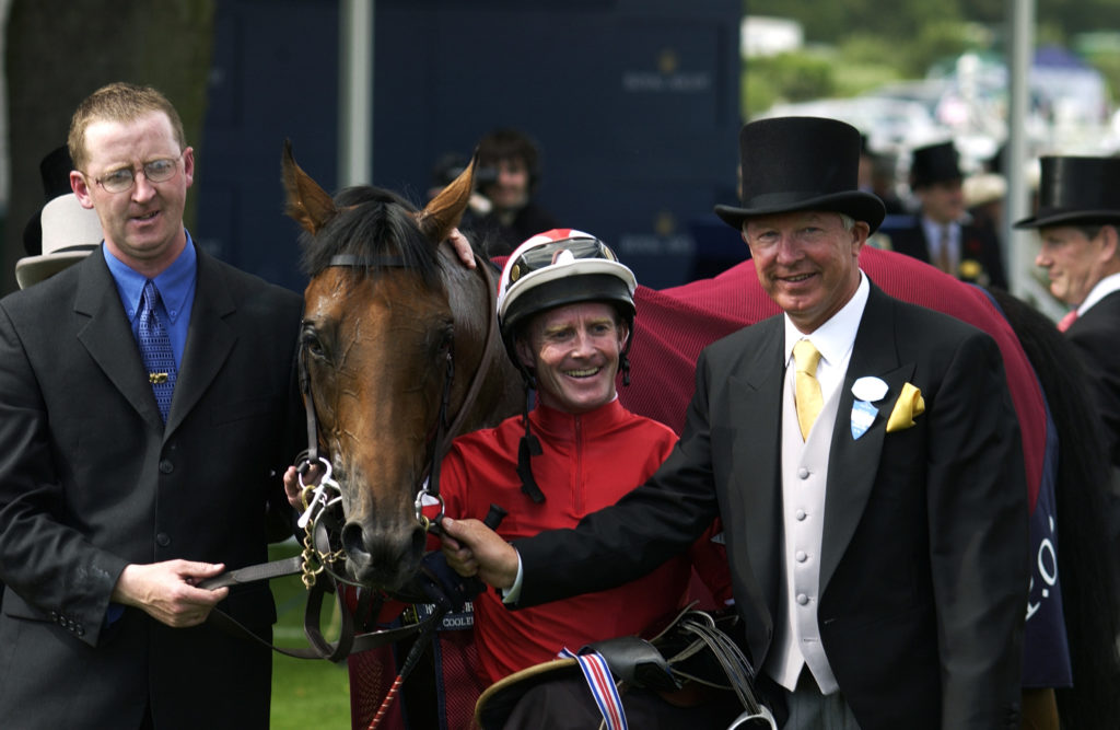 Sir Alex Ferguson leads in Rock Of Gibraltar