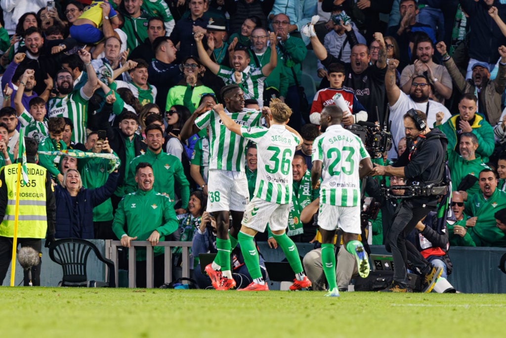 (L-R) Assane Diao, Jesus Rodriguez, and Yosouff Sabaly (Real