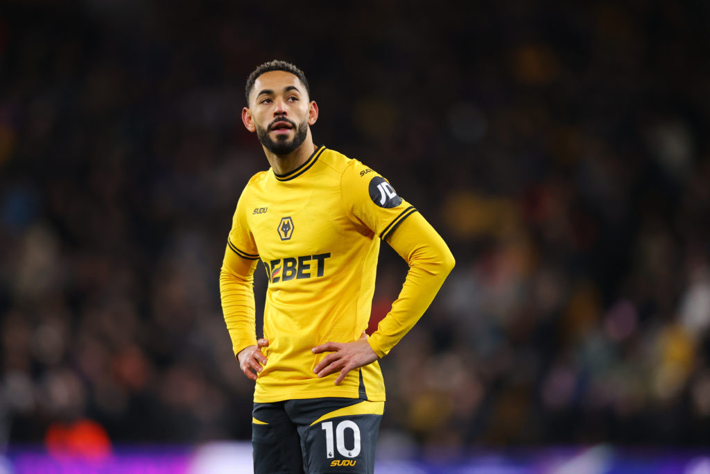 Matheus Cunha looks on during Wolverhampton Wanderers v Fulham in the Premier League.