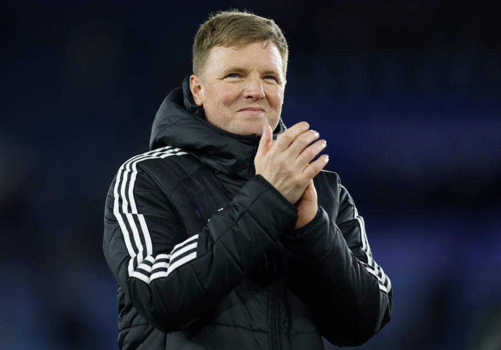 Eddie Howe as Newcastle take on Leicester