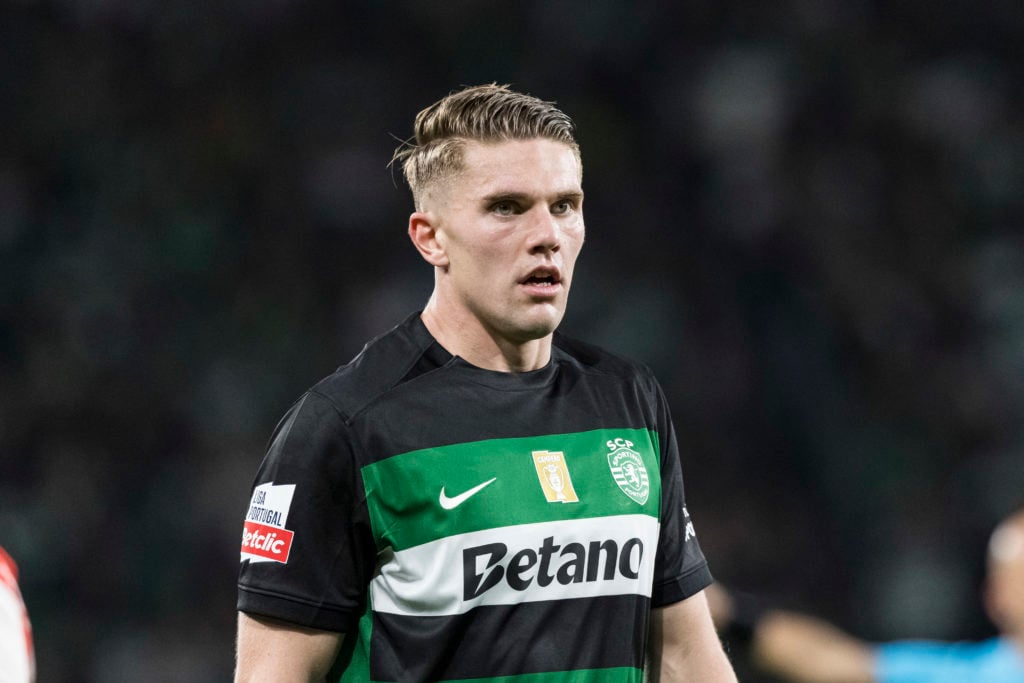 Sporting Lisbon striker Viktor Gyokeres in action.