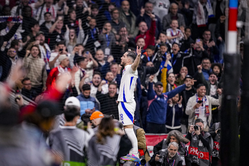 Olympique Lyonnais v Manchester United - UEFA Europa League 2024/25 Quarter Final First Leg
